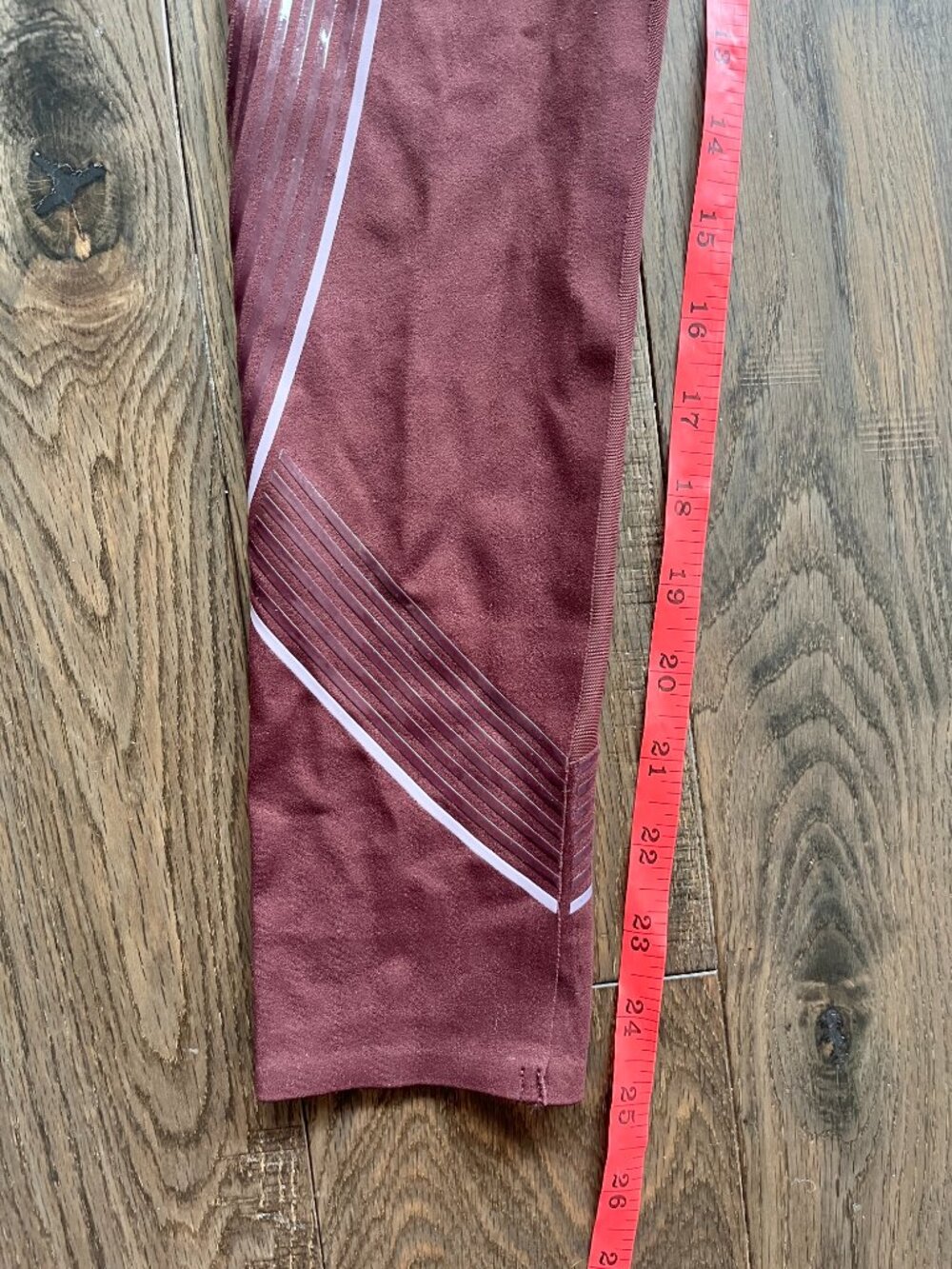 VSX Elevate Contours 3 Piece Set Burgundy Brown Jacket Leggings Sport Bra Size S - Picture 9 of 11